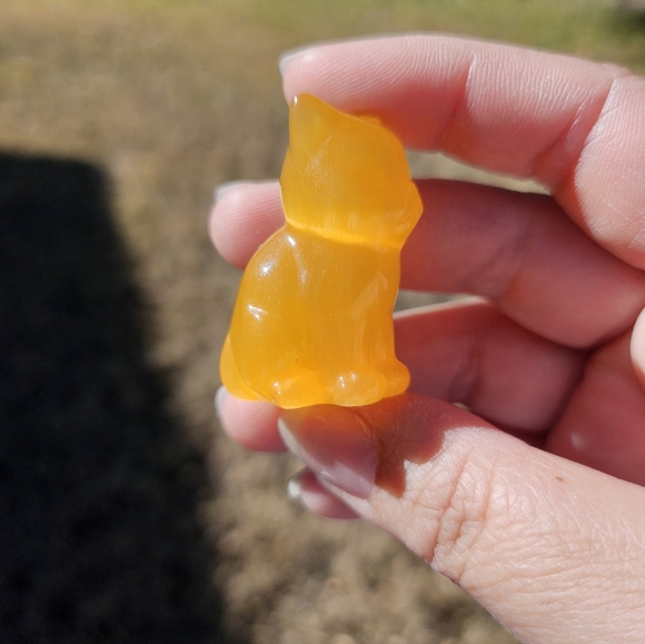 mini cat eye cat carving - Picture 5 of 9